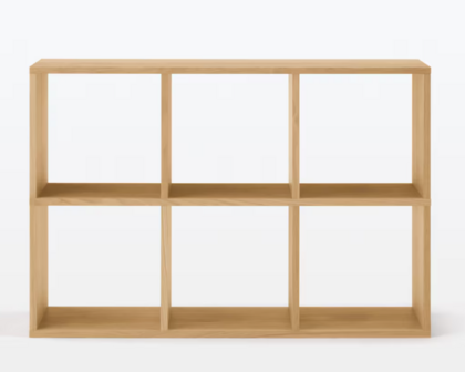 無印良品 スタッキングシェルフ オーク材